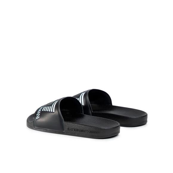 NEW EA7 Emporio Armani Mens Slide Sandals Black XCP001 XCC22 Size 11 / 44 main image 8